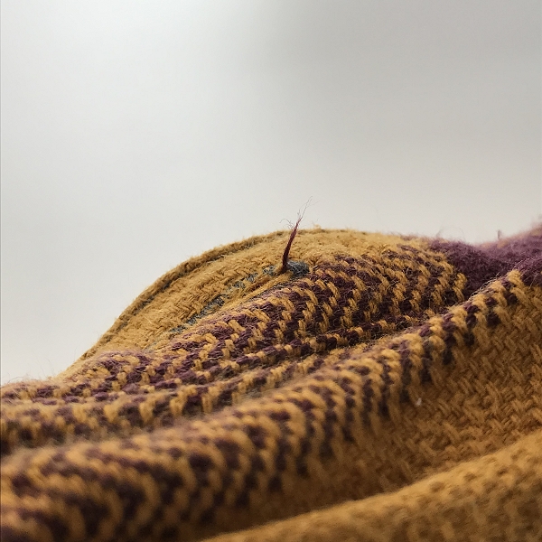 実際に弊社で買取させて頂いたTHE FLAT HEAD/ザフラットヘッド チェック 厚手 フランネルシャツ/40の画像 5枚目