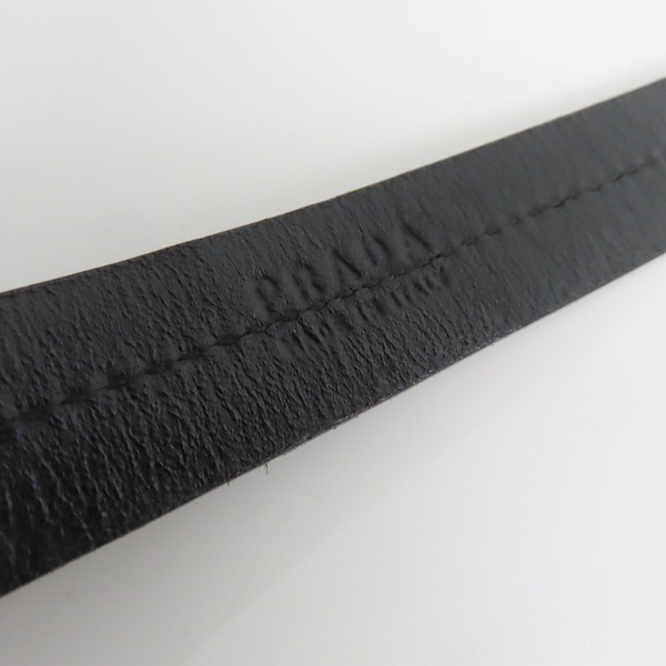実際に弊社で買取させて頂いたPRADA/プラダ レザーベルト 1C 1933 32/80の画像 3枚目