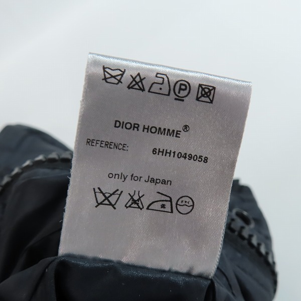 実際に弊社で買取させて頂いたDIOR HOMME/ディオールオム エディ期 ダウンジャケット 6HH1049058/44の画像 4枚目