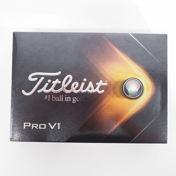 実際に弊社で買取させて頂いた【未使用/オウンネーム】Titleist/タイトリスト PRO V1 ゴルフボール ホワイト 1ダース の画像 2枚目