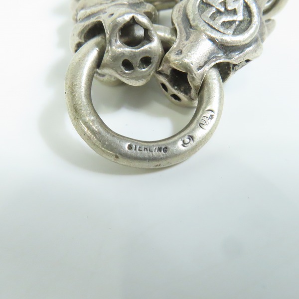 実際に弊社で買取させて頂いた【ギャラ付き】トラヴィスワーカー 2ガーゴイル 2クロス リンク w/ダガー ウォレットチェーン/ウォレットハンガーの画像 5枚目