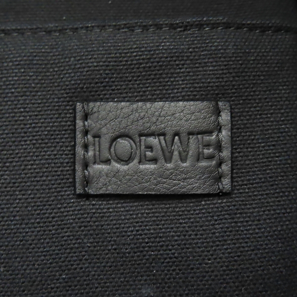 実際に弊社で買取させて頂いたLoewe/ロエベ アナグラム ジャガードラウンド バックパック/リュックサック B664278X02の画像 4枚目