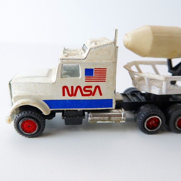 実際に弊社で買取させて頂いたmajorette/マジョレット 1/87 NASA ナサ ロケット スペースシャトル トレーラー TRANSPORTS ミニカーの画像 3枚目