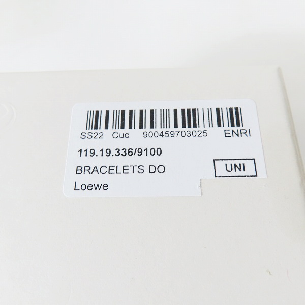 実際に弊社で買取させて頂いたLOEWE/ロエベ SMALL SLAP BRACELET スモールスラップレザーブレスレットの画像 6枚目