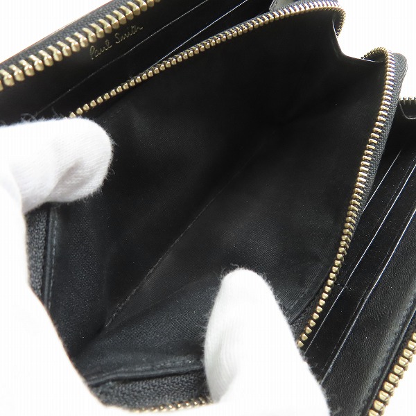 実際に弊社で買取させて頂いたPaul Smith/ポールスミス ラウンドジップ 長財布 の画像 4枚目