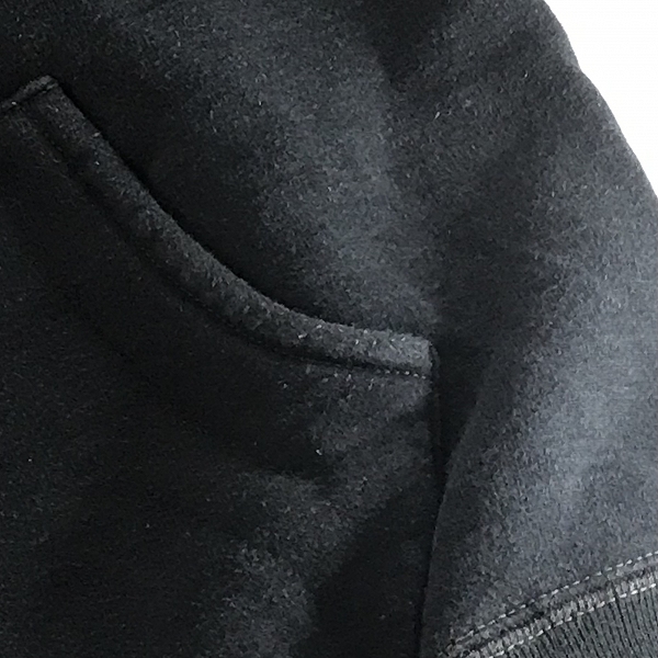 実際に弊社で買取させて頂いたTHE REAL McCOY/リアルマッコイズ スウェット プルオーバーパーカー ブラック/Mの画像 6枚目