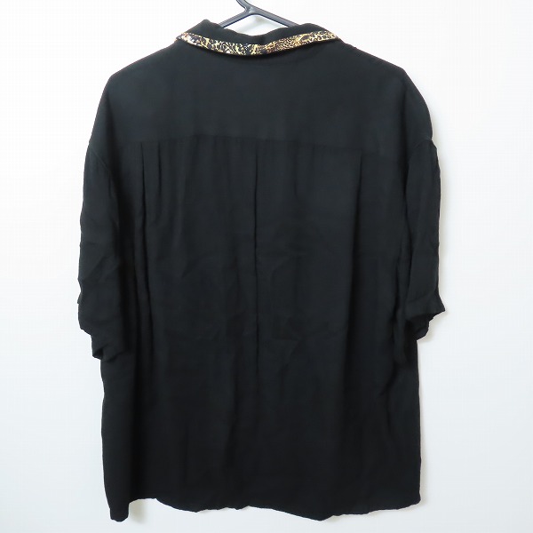 実際に弊社で買取させて頂いたCELINE/セリーヌ  22AW ロゴ刺繍ボーリング半袖シャツ メンズ 2C831171S/36の画像 1枚目