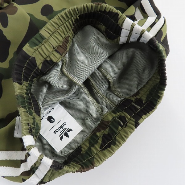 実際に弊社で買取させて頂いたA BATHING APE×adidas/アベイシングエイプ×アディダス ジャージ/パンツ/XSの画像 4枚目