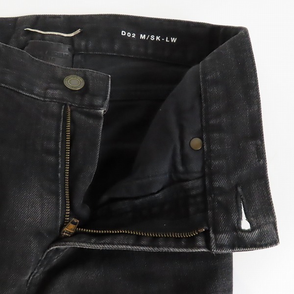 実際に弊社で買取させて頂いたSAINT LAURENT PARIS/サンローランパリ 16AW ニークラッシュスキニーデニムパンツ 398561 Y8691/26の画像 6枚目