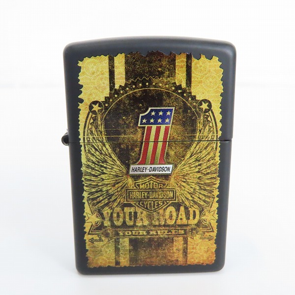 実際に弊社で買取させて頂いたZIPPO/ジッポー HARLEY DAVIDSON/ハーレーダビッドソン AMRICAN FLAG/アメリカンフラッグ 2012年製
