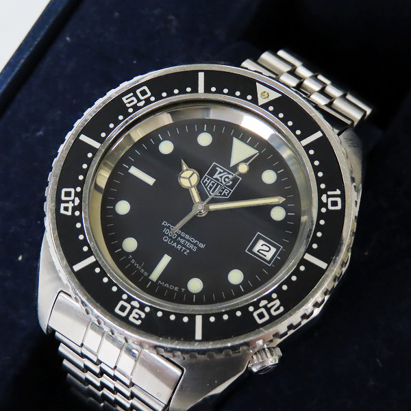 実際に弊社で買取させて頂いたTAG HEUER/タグホイヤー ディープダイバー 1000m 980.023N クォーツ 腕時計 【動作未確認】