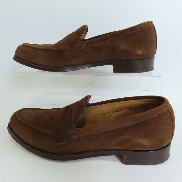 実際に弊社で買取させて頂いたBROOKS BROTHERS/ブルックスブラザーズ スエード レザーシューズ ローファー/9.5の画像 3枚目