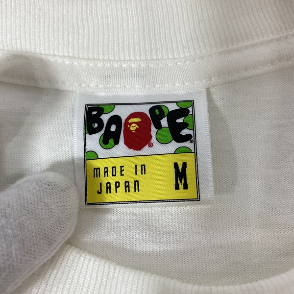 実際に弊社で買取させて頂いたA BATHING APE×KAWS/アベイジングエイプ×カウズ マイロ×オリジナル フェイク プリント Tシャツ//Mの画像 2枚目