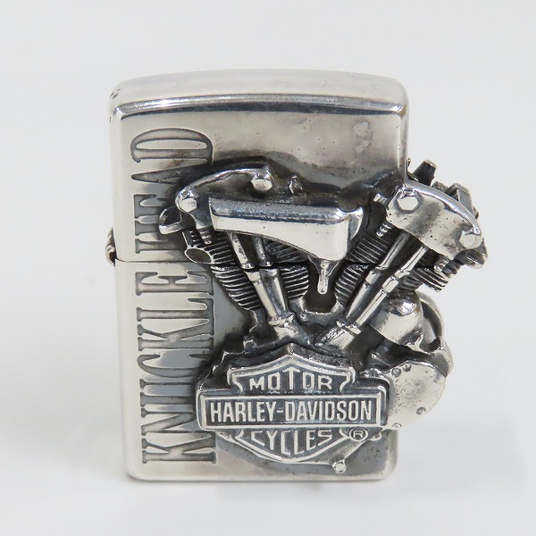 実際に弊社で買取させて頂いたZIPPO/ジッポー ハーレーダビッドソン ナックルヘッド 2001年製