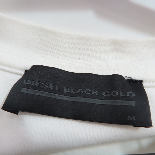 実際に弊社で買取させて頂いたDIESEL BLACK GOLD/ディーゼル ブラック ゴールド バックスタッズ 半袖Tシャツ/Mの画像 2枚目