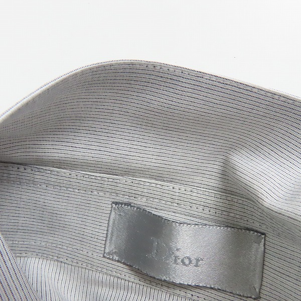 実際に弊社で買取させて頂いたDior HOMME/ディオール オム 蜂刺繍 長袖 シャツの画像 5枚目