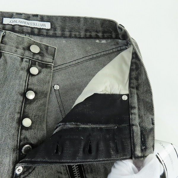 実際に弊社で買取させて頂いたJOHN LAWRENCE SULLIVAN/ジョンローレンスサリバン WASHED DENIM ZIPPED/ウォッシュドデニムジップドパンツ 2A008-0320-15/46の画像 5枚目