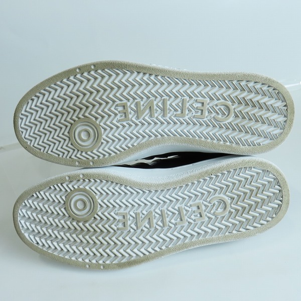 実際に弊社で買取させて頂いたCELINE/セリーヌ CT-04 カーフスキン レースアップ ロースニーカー 346483338C.01WB/41の画像 2枚目