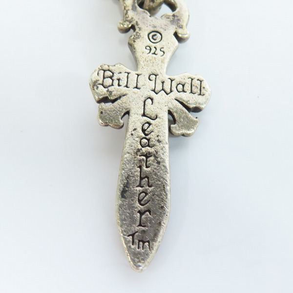 実際に弊社で買取させて頂いたBWL/ビルウォールレザー スカル&クロス ペンダントの画像 5枚目