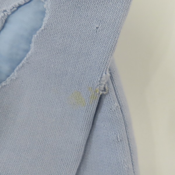 実際に弊社で買取させて頂いた【JPタグ】GIVENCHY/ジバンシィ デストロイ ロゴプリントスウェットトレーナー BW700E3014/Mの画像 7枚目