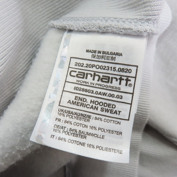 実際に弊社で買取させて頂いたCarhartt WIP×END./カーハート×エンド プルオーバー パーカー/Mの画像 3枚目