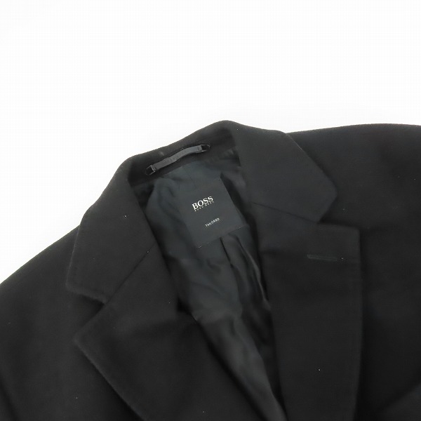 実際に弊社で買取させて頂いたHUGO BOSS/ヒューゴボス COLOMBO PURE CASHMERE/カシミア100% チェスターコート 50の画像 5枚目