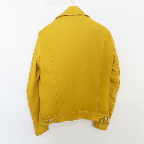 実際に弊社で買取させて頂いたLewis Leathers×The REAL McCOY'S/ルイスレザー×リアルマッコイズ ディアスキン サイクロン ライダース 36の画像 1枚目