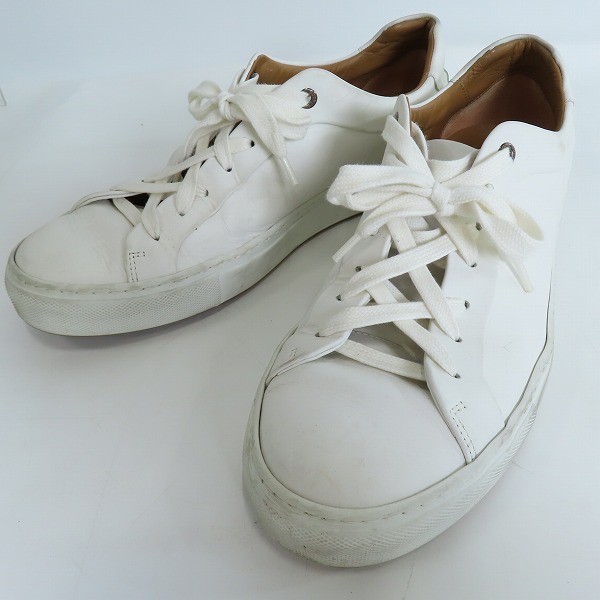 実際に弊社で買取させて頂いたHUGO BOSS/ヒューゴボス Trainers レザー シューズ/スニーカー ホワイト 50401434/44
