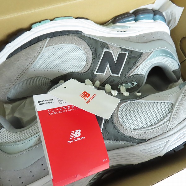 実際に弊社で買取させて頂いた【未使用】New Balance×atmos/ニューバランス×アトモス スニーカー M2002RAT/28.5の画像 6枚目