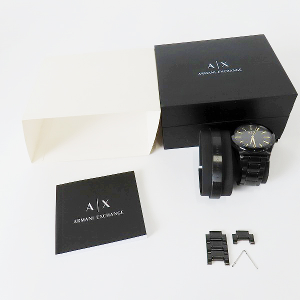 実際に弊社で買取させて頂いたARMANI EXCHANGE/アルマーニ エクスチェンジ クォーツ 腕時計 AX7102 【動作未確認】の画像 8枚目