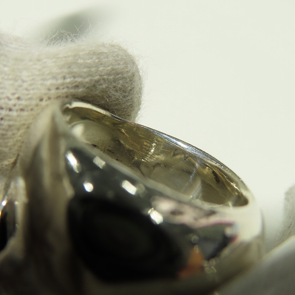 実際に弊社で買取させて頂いたCRAZY PIG/クレイジーピッグ ラージエビルスカルリング/17号の画像 8枚目