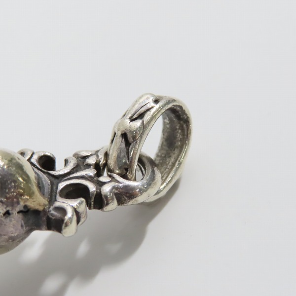 実際に弊社で買取させて頂いたBILL WALL LEATHER/BWL/ビルウォールレザー グッドラックスカルキーペンダントの画像 4枚目