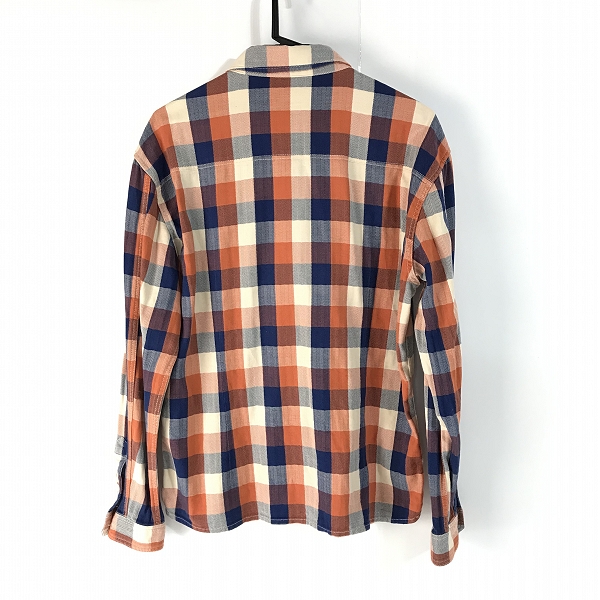 実際に弊社で買取させて頂いたFLAT HEAD/フラットヘッド チェック 長袖 シャツ 40の画像 1枚目