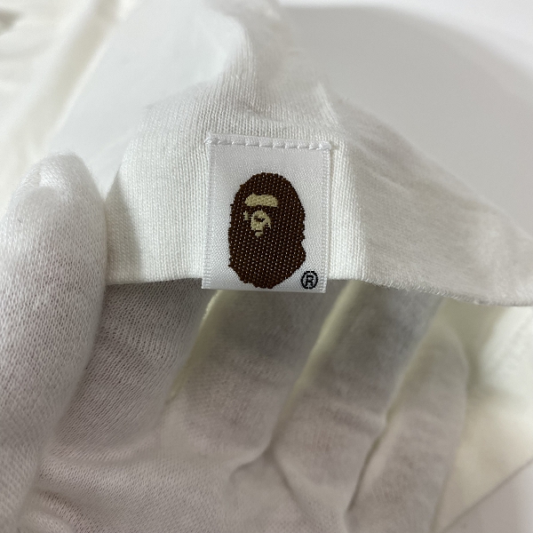 実際に弊社で買取させて頂いたA BATHING APE×KAWS/アベイジングエイプ×カウズ マイロ×オリジナル フェイク プリント Tシャツ//Mの画像 5枚目