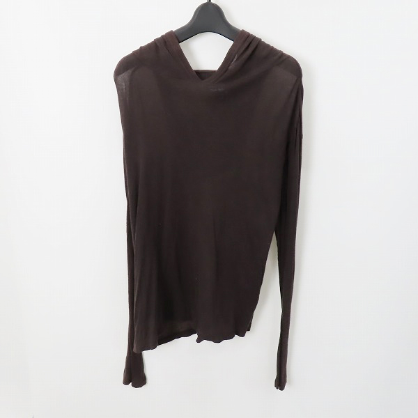 実際に弊社で買取させて頂いたNUMBER(N)INE/ナンバーナイン 薄手フーディーパーカー カシミヤ混 S08-NC010A/4