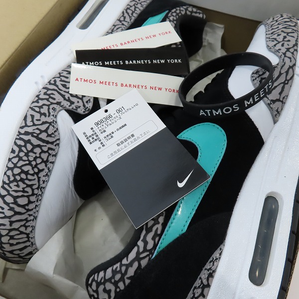 実際に弊社で買取させて頂いたNIKE/ナイキ AIR MAX 1/エアマックス1 PREMIUM RETRO ATMOS ELEPHANT/アトモスエレファント 908366-001/28.5の画像 7枚目