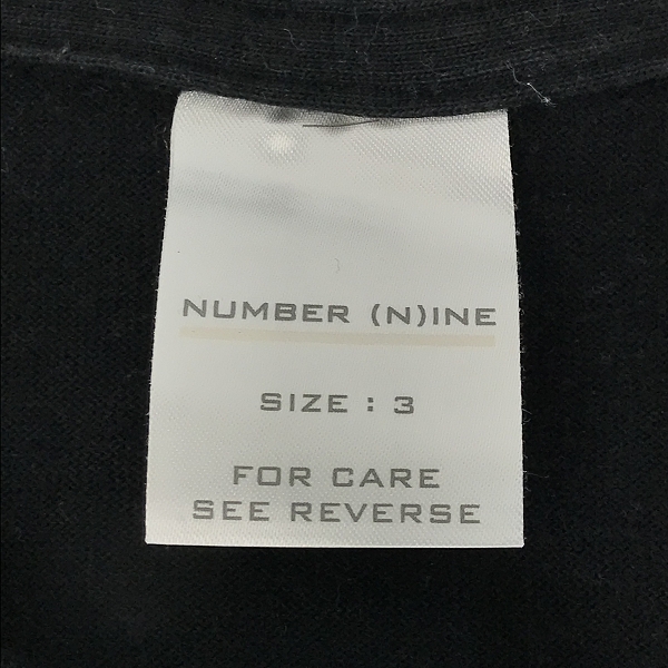 実際に弊社で買取させて頂いたNUMBER(N)INE/ナンバーナイン Tシャツ 00SS I LOVE GOTHAM/3の画像 2枚目