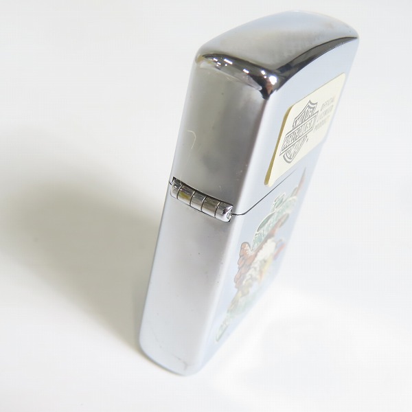 実際に弊社で買取させて頂いたZIPPO/ジッポー HARLEY DAVIDSON/ハーレーダビッドソン LIVE TO RIDE イーグル 1993年製の画像 3枚目