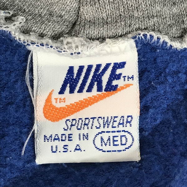実際に弊社で買取させて頂いたNIKE/ナイキ  70s/70年代/ヴィンテージ/ビンテージ/オレンジタグ/USA製 2トーンパーカー Mの画像 2枚目