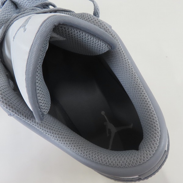 実際に弊社で買取させて頂いたNIKE/ナイキ AIR JORDAN 1 LOW/エアジョーダン1 ローカット ヴィンテージ グレー 553558-053/29の画像 4枚目