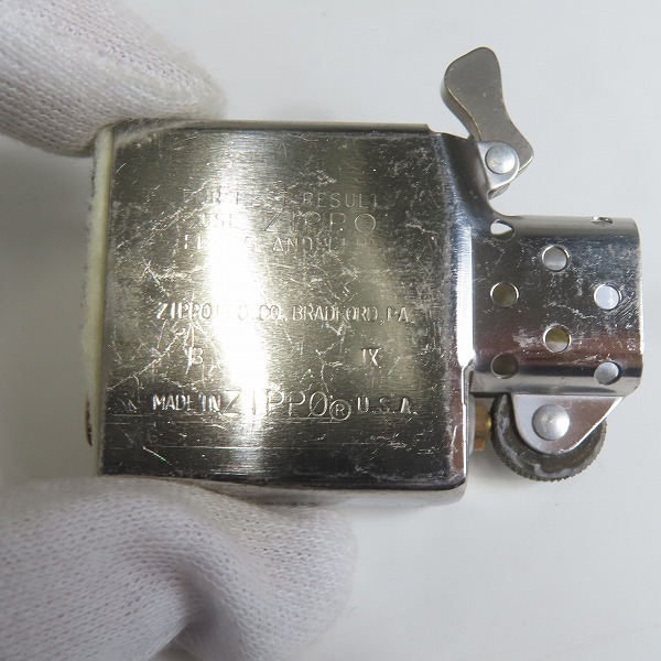 実際に弊社で買取させて頂いたZIPPO/ジッポー HARLEY DAVIDSON/ハーレーダビッドソン LEADER of the PACK 1993年製の画像 5枚目