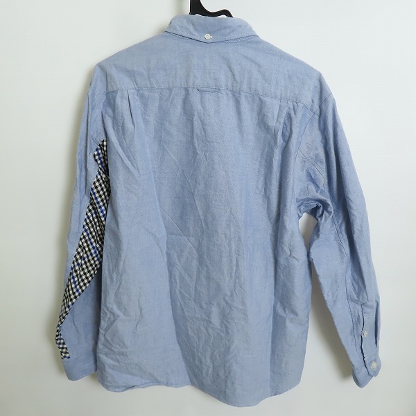 実際に弊社で買取させて頂いたuniform experiment/ユニフォームエクスペリメント 23ss SLEEVE PANELED B.D BIG SHIRT シャツ ue-230023/2の画像 1枚目