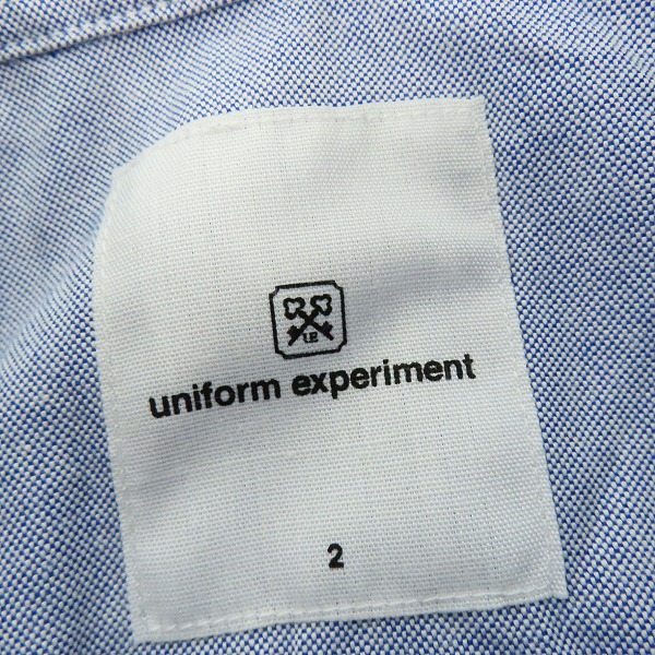 実際に弊社で買取させて頂いたuniform experiment/ユニフォームエクスペリメント 23ss SLEEVE PANELED B.D BIG SHIRT シャツ ue-230023/2の画像 2枚目