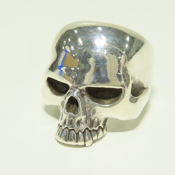 実際に弊社で買取させて頂いたCRAZY PIG/クレイジーピッグ ラージエビルスカルリング/17号