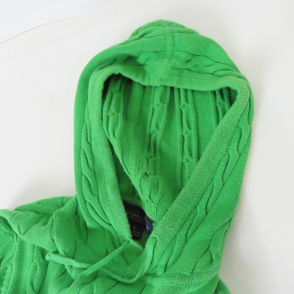 実際に弊社で買取させて頂いたBROOKS BROTHERS/ブルックス ブラザーズ ケーブルニット パーカー/Sの画像 4枚目