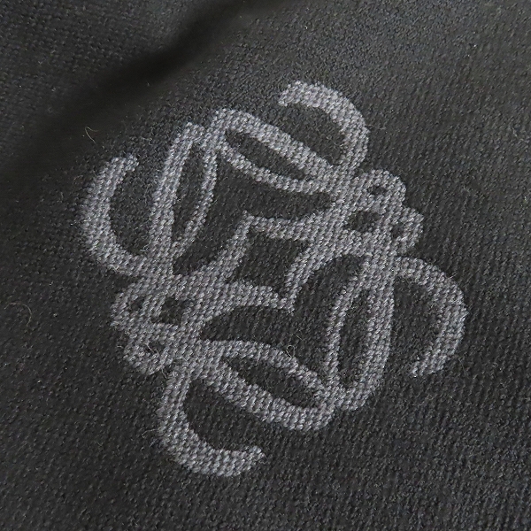 実際に弊社で買取させて頂いたLOEWE/ロエベ アナグラムロゴ マフラー ウール×シルクの画像 3枚目