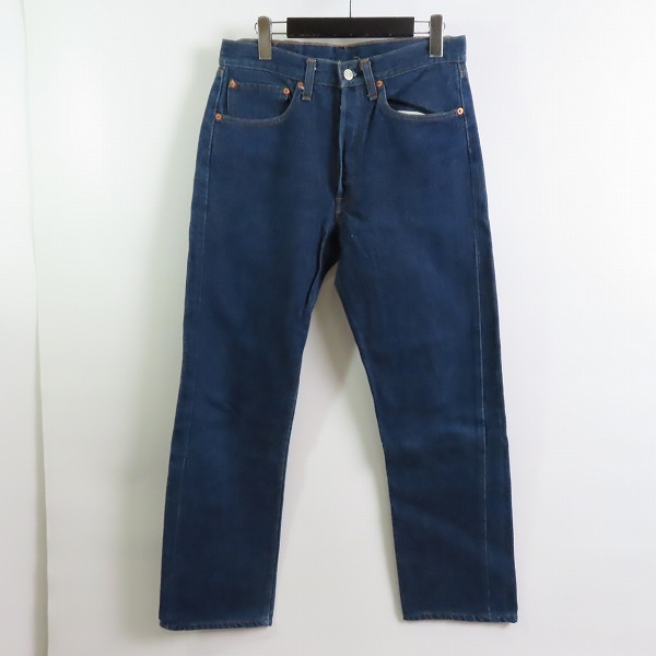 実際に弊社で買取させて頂いたLEVI'S/リーバイス 501 66後期 刻印6/点々 スモールe 赤耳 ヴィンテージ デニムパンツ /W32L36の画像 0枚目