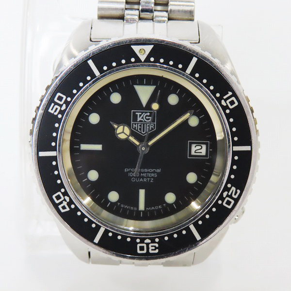 実際に弊社で買取させて頂いたTAG HEUER/タグホイヤー ディープダイバー 1000m 980.023N クォーツ 腕時計 【動作未確認】の画像 1枚目