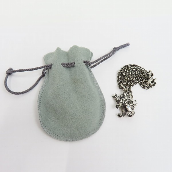 実際に弊社で買取させて頂いたLEATHERS AND TREASURES/レザーアンドトレジャース ランパント ライオン ネックレスの画像 7枚目