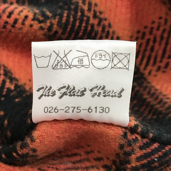 実際に弊社で買取させて頂いたTHE FLAT HEAD/ザフラットヘッド バッファローチェック ヘビーフランネルシャツ 38の画像 5枚目